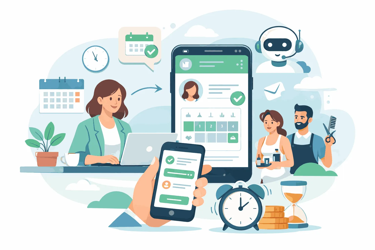 Cómo ahorrar hasta 10 horas a la semana automatizando tus citas por WhatsApp