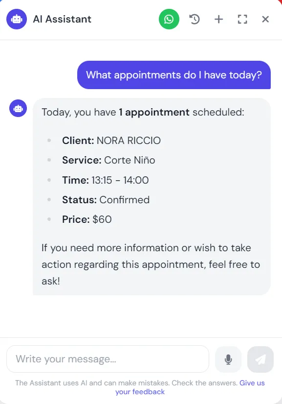 ai agent appointment management